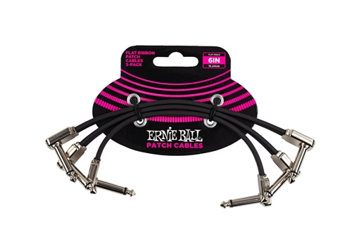 Ernie Ball 6221 Patchkaapeli 3-Pakkaus (15cm)