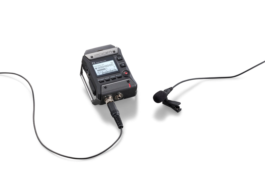 Zoom F1-LP Field Recorder + Lavalier mikrofoni