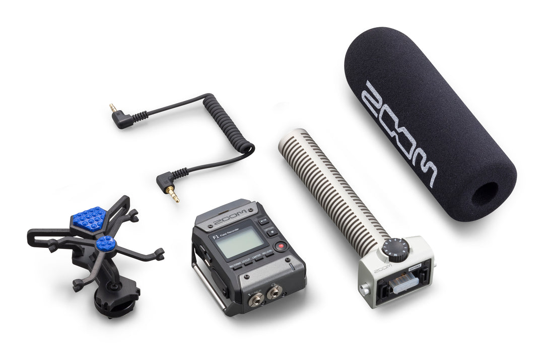 Zoom F1-SP Field Recorder + Shotgun mikrofoni