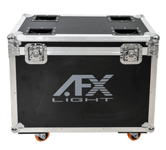 AFX Flightcase 2x Beam 100 Moving heads