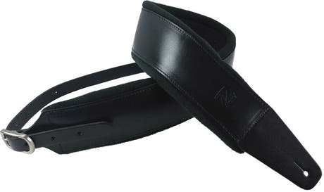Profile FPB01 Pro italialainen nahka Kitarat hihna - Black