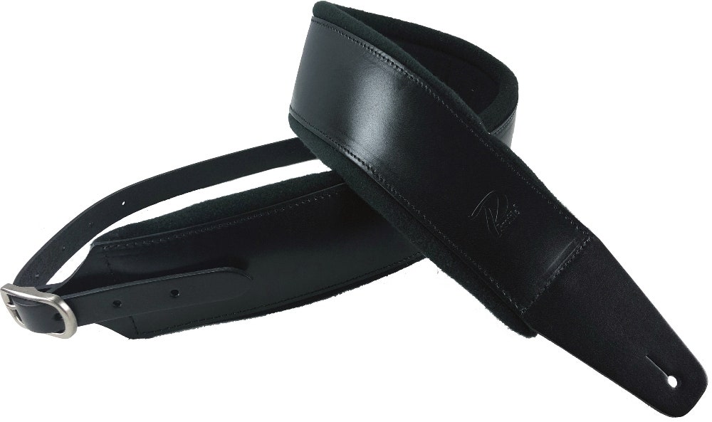 Profile FPB01 Pro italialainen nahka Kitarat hihna - Black