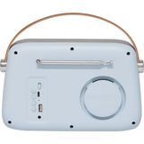 Madison Retro Radio Bluetoothilla, FM ä ja DAB (Vaaleansininen)