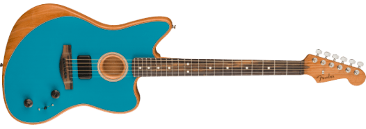 Fender American Acoustasonic Jazzmaster Sähkökitara (Ocean Turquoise)