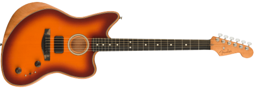 Fender American Acoustasonic Jazzmaster sähkökitara (Tobacco Sunburst )