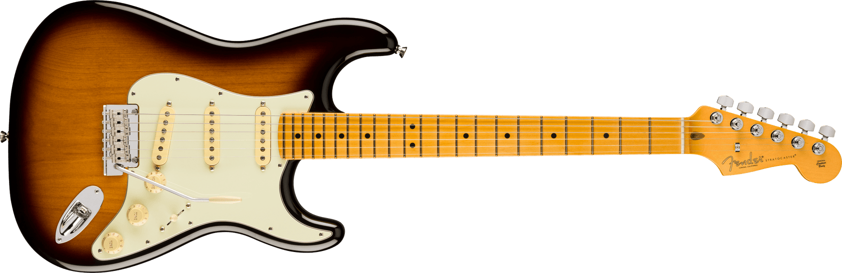 Fender Anniversary American Professional II Stratocaster Sähkökitara (2-värinen Sunburst)