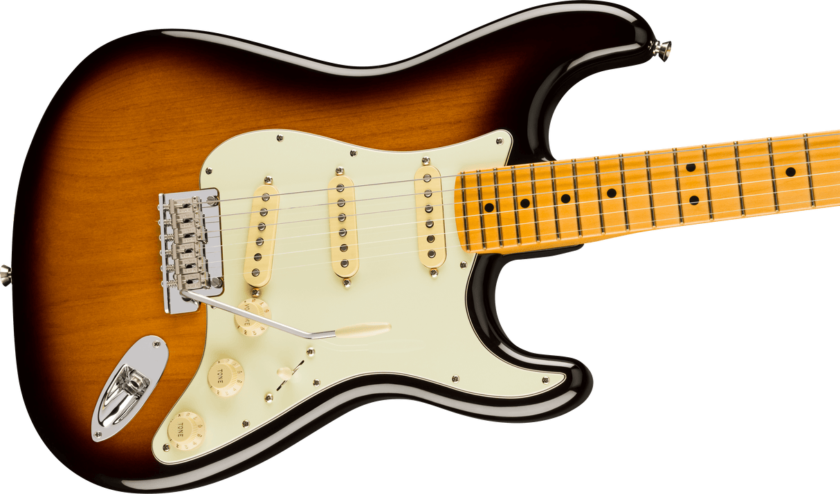 Fender Anniversary American Professional II Stratocaster Sähkökitara (2-värinen Sunburst)