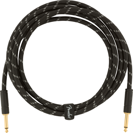 Fender Deluxe Kitarakaapeli (Black Tweed, 3m)