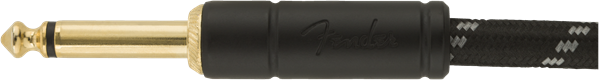 Fender Deluxe kitarakaapelin kulmaliitin (Black Tweed, 3m)