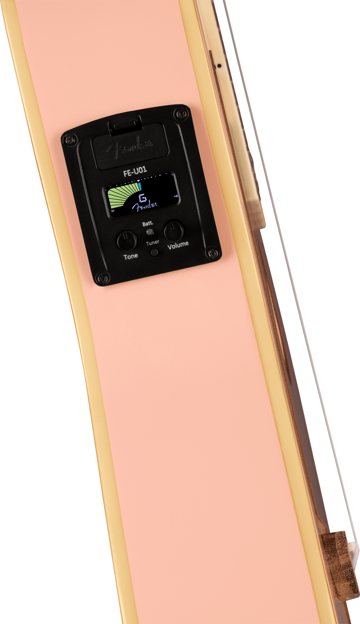 Fender Fullerton Jazzmaster Ukulele (Shell Pink)