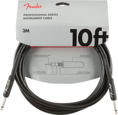 Fender Professional Kitarakaapeli (Sort, 3m)