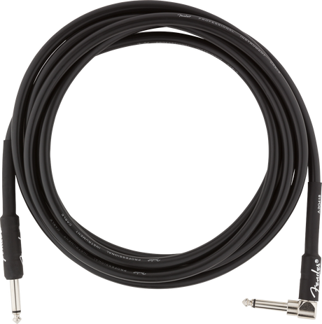 Fender Professional Kitarakaapeli Kulmapistoke (Sort, 3m)