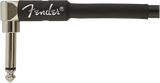 Fender Ammattilaiskitarakaapelin kulmaliitin (musta, 3m)
