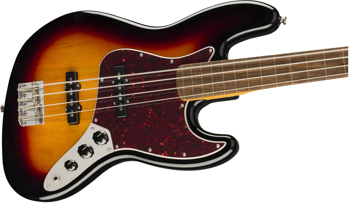 Fender Squier Classic Vibe '60s Jazz Electric Bass Fretless (Sunburst)