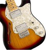 Fender Squier Classic Vibe '70s Custom Telecaster Thinline Electric Guitar (Sunburst)
