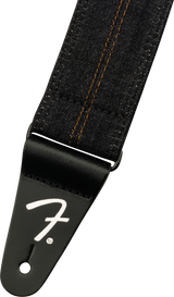 Fender x Wrangler Denim kitarahihna (pesty Black Stitch, 2")