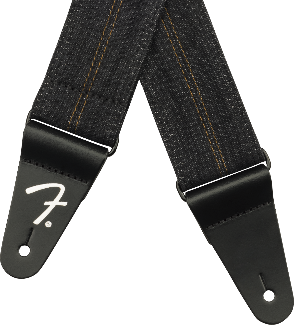 Fender x Wrangler Denim kitarahihna (pesty Black Stitch, 2")