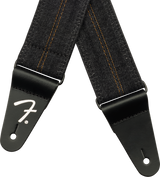 Fender x Wrangler Denim kitarahihna (pesty Black Stitch, 2")