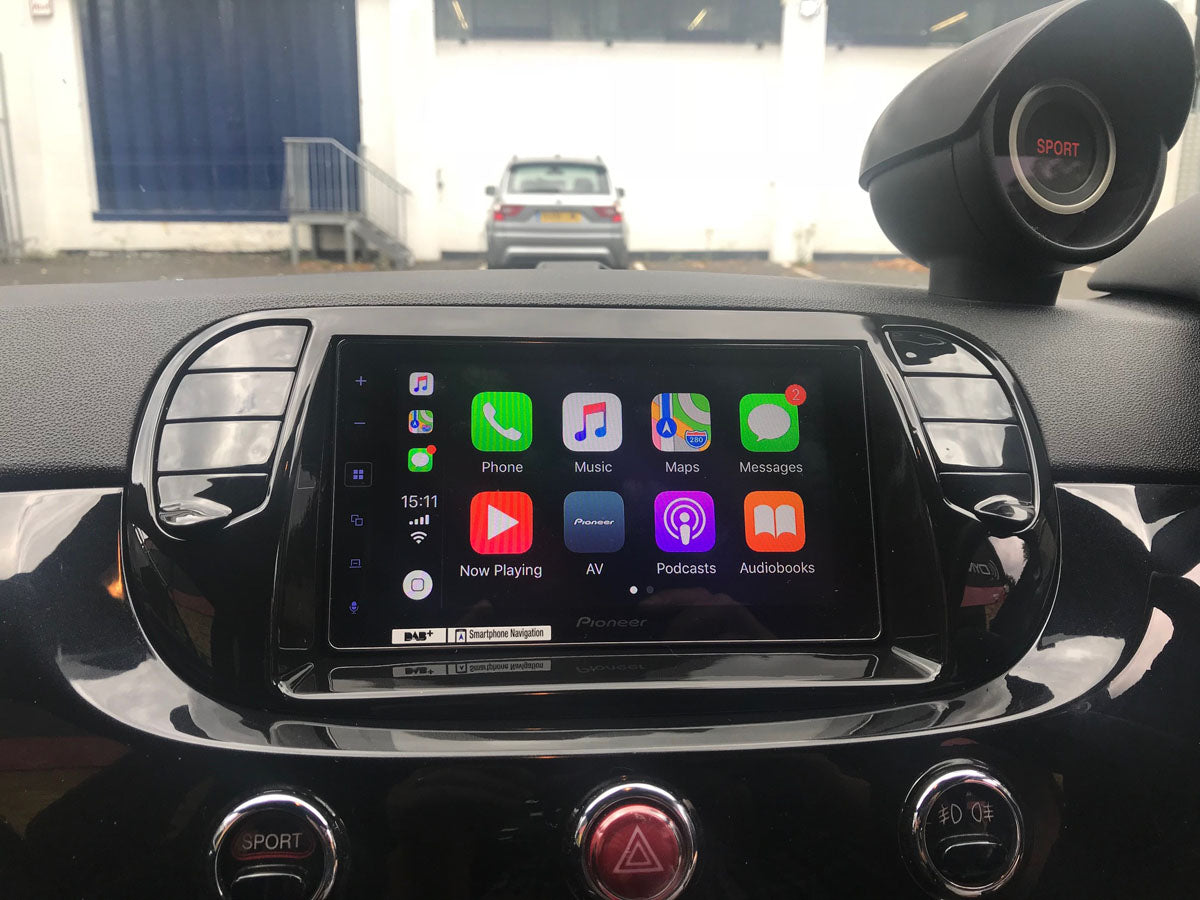 21CT23FT13 2-DIN runko Fiat 500:een