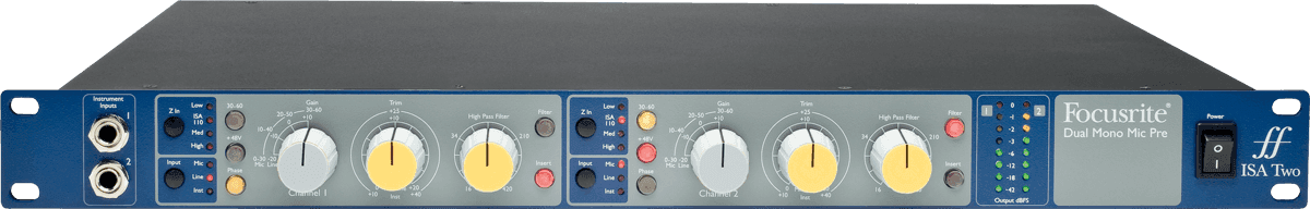 Focusrite ISA TWO mikrofonin esivahvistin