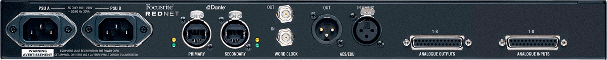 Focusrite RedNet A8R Dante Interface