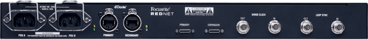 Focusrite RedNet HD32R Dante Interface