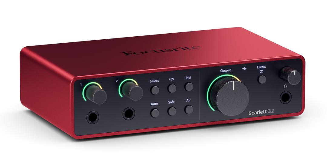Focusrite Scarlett 2i2 Studio 4th Gen Äänikortit Paketti