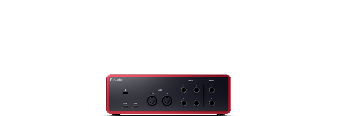 Focusrite Scarlett 4i4 4th Gen Äänikortit