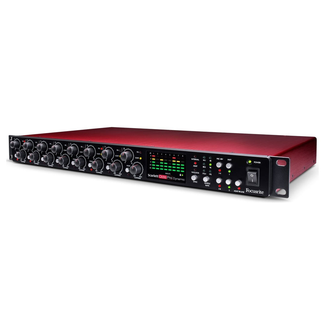 Focusrite Scarlett Octopre Dynamic Mikrotonit Preamp
