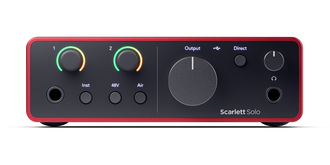 Focusrite Scarlett Solo Studio 4th Gen Äänikortit Paketti