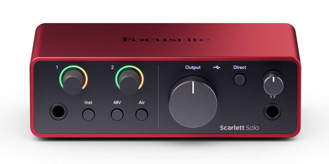 Focusrite Scarlett Solo Studio 4th Gen Äänikortit Paketti