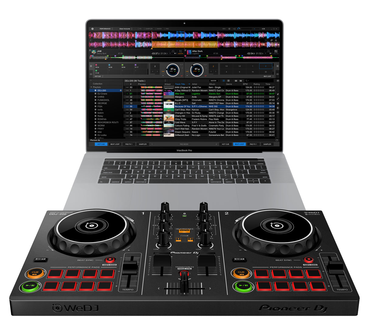 Pioneer DJ DDJ-200 DJ Ohjain 