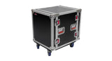 Gator G-TOUR 12U CAST rackcase 12U pyörillä