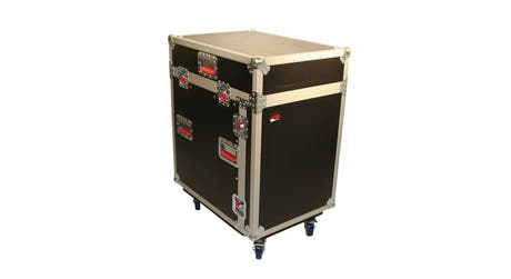Gator G-TOUR-GRC12X12 -konsoliräkki, 12U yläosa ja 12U alaosa