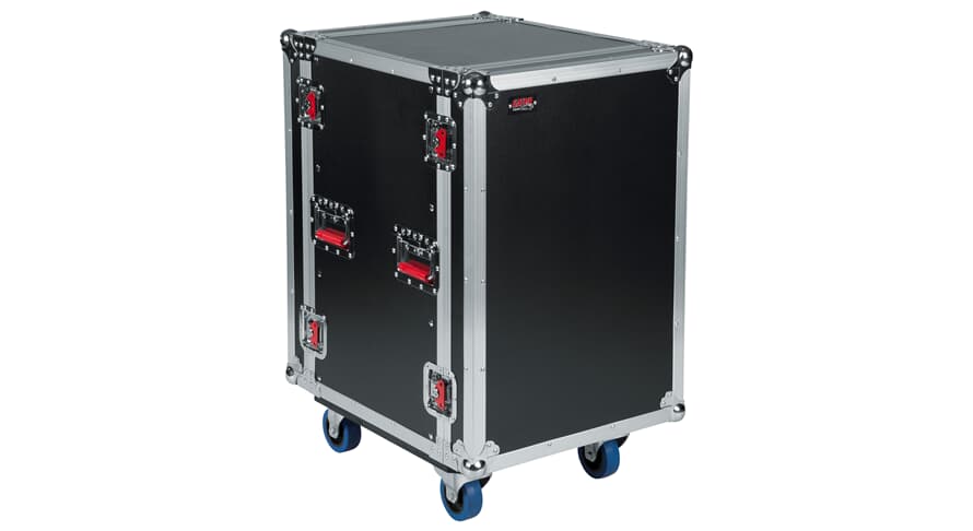 Gator G-TOUR 16U CAST rackcase 16U pyörillä