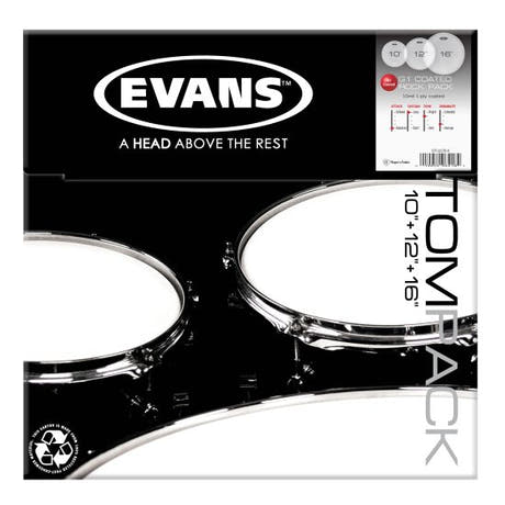 Evans G1 Nahkapakkaus Standard pinnoitettu - 12", 13", 16"