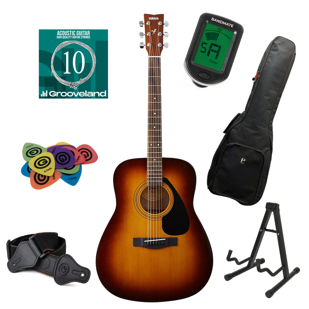 Yamaha F310 Folk Kitarat Startpakka (Tobacco Brown Sunburst)