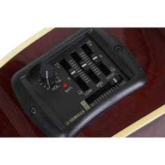 Yamaha FX370C Elektronisk Akustisk Kitarat (Sort)
