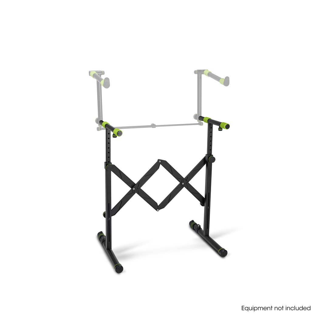 Gravity KS AKS 01 B - Taitettava saksiavaimilla varustettu kosketinsoitinteline
