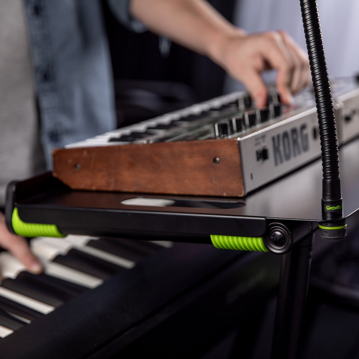 Gravity KS LTS 2 T - Hylde til tilbehør til keyboardstativ med andet niveau
