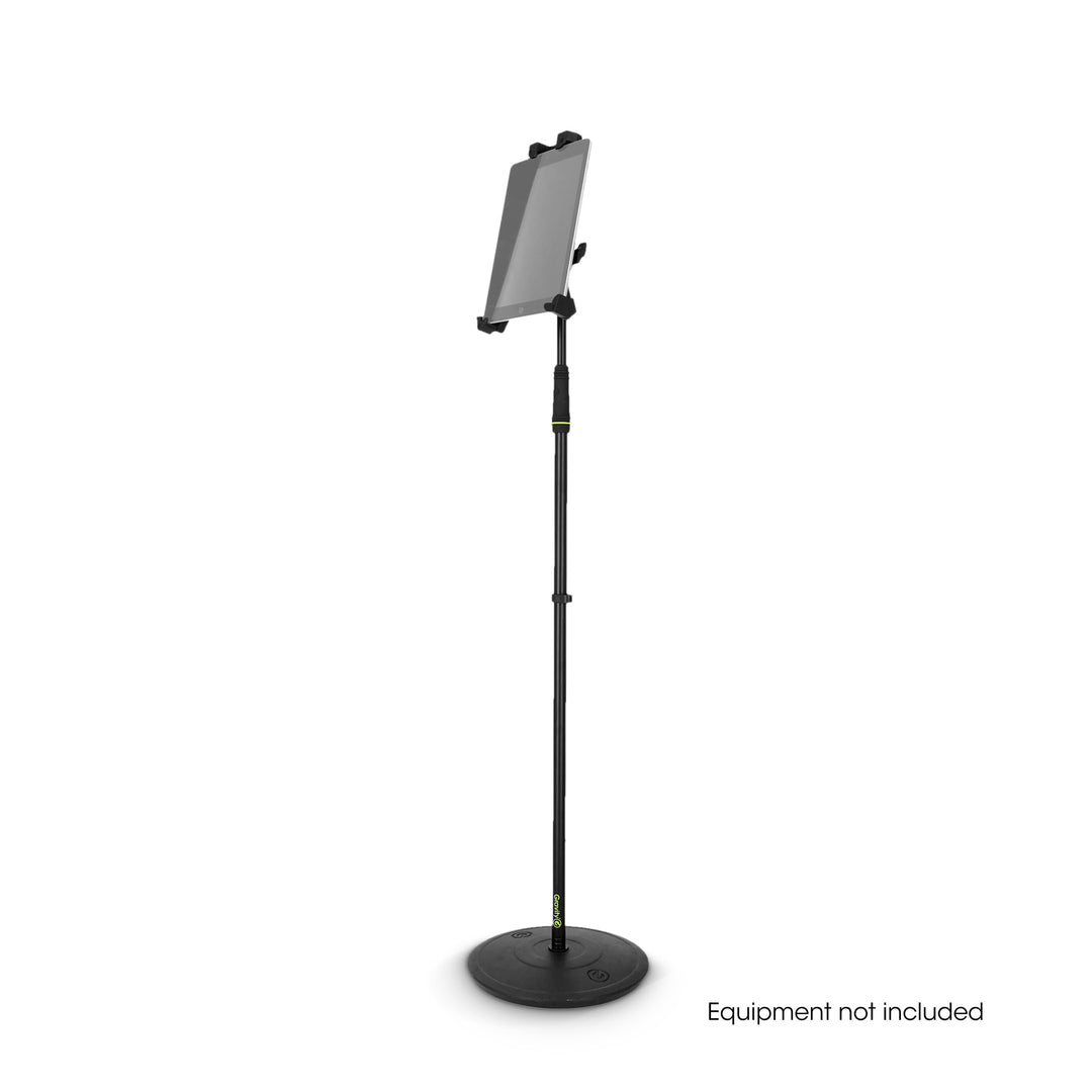 Gravity MA T TH 02 SÄT 1 - Tablettiteline Travelerille ja mikrofonitelineelle pyöreällä jalustalla