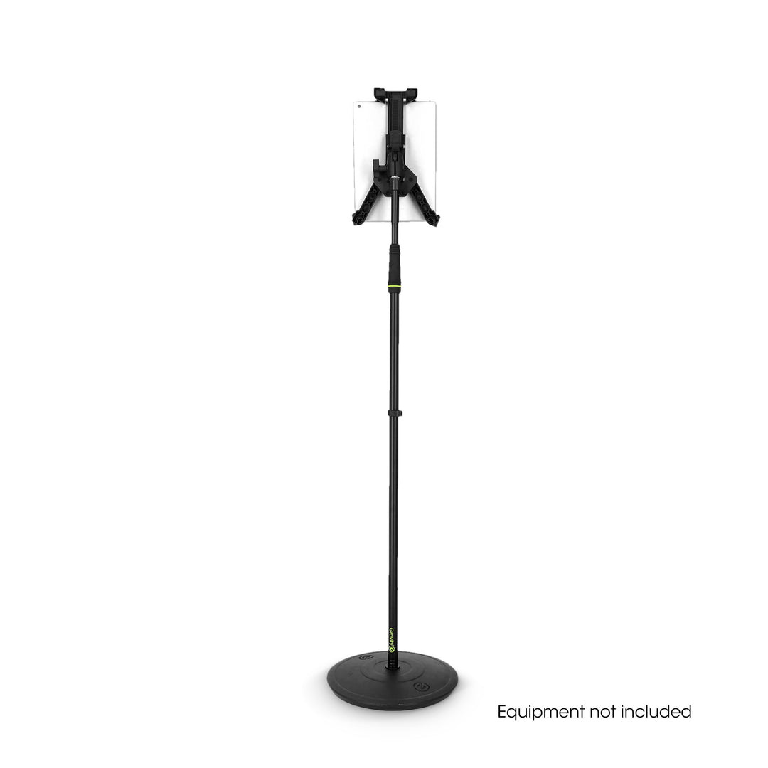 Gravity MA T TH 02 SÄT 1 - Tablettiteline Travelerille ja mikrofonitelineelle pyöreällä jalustalla
