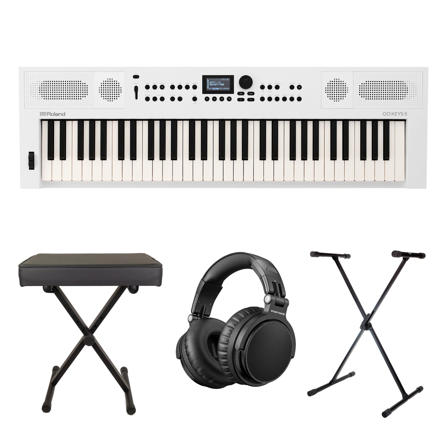 Roland GO:KEYS 5 Starter Kit (valkoinen)