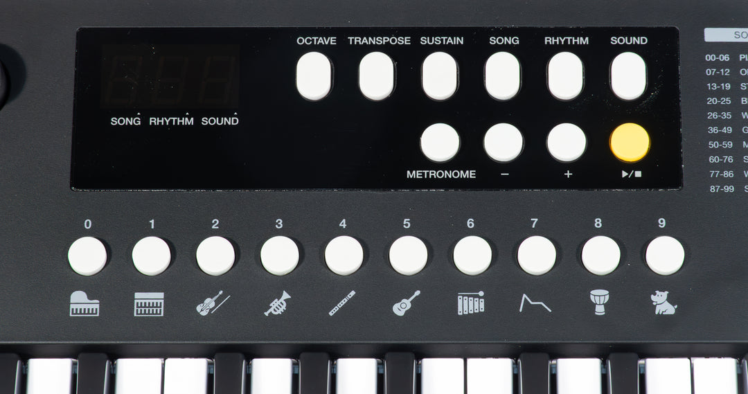 Grooveland E237 Kosketinsoittimet (Black)