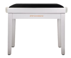 Grooveland KB200 Pianopenkki (Matta Valkoinen, Musta istuin)