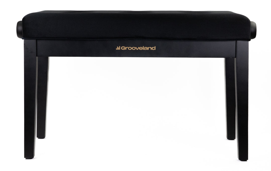 Grooveland KB320 Kaksinkertainen Pianopenkki (Matta Musta)