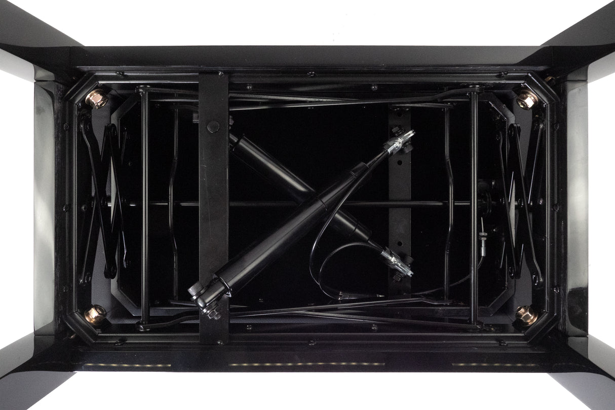 Grooveland KB400 Hydraulinen pianopenkki (Musta Kiiltävä)