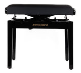 Grooveland KB400 Hydraulinen pianopenkki (Musta Kiiltävä)