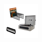 Studio 57 Groovy Turntable (Gray) Bundle