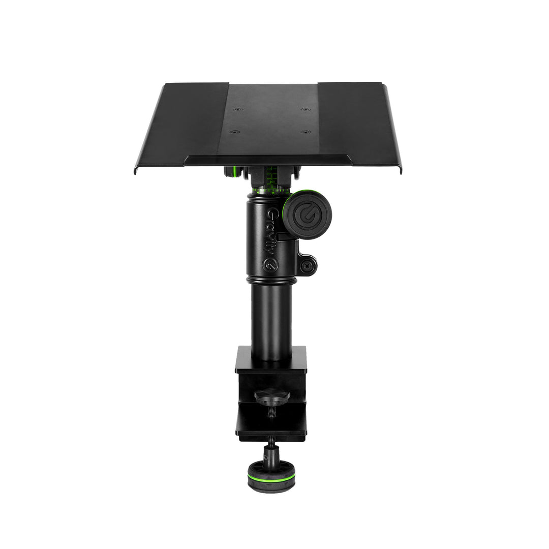 Gravity SP 3102 TM - Joustava studiomonitoritelinestand kiinnikkeellä pöytään